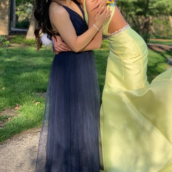 Sparkly Navy Prom Dress - Picture 6 of 6